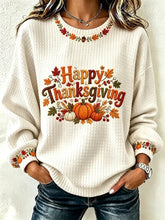 Casual Text Letters Crew Neck Long Sleeve Sweatshirt