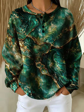 Abstract Artistic Trendy Crew Neck Long Sleeve Sweatshirt