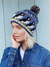 Knitted Puffin Bobble Beanie Hat