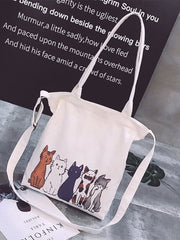 Lovely Crowded Cats Graphic Utility Bag