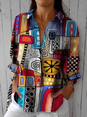 Unique Creative Casual Blouse