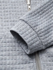 Plain Zipper Hoodie Casual Jacket