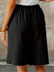 Casual Loose Fit Elegant Plain Pants