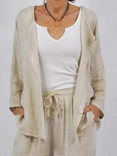 Solid Color Buttons Casual Long Sleeves Blouse