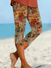 Exquisite floral and leaf prints feature classic ethnic charm.