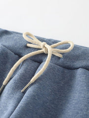 Solid Color with Pockets Casual Thermal Pants