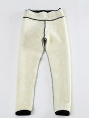 Solid Color Loose Casual Warm Leggings