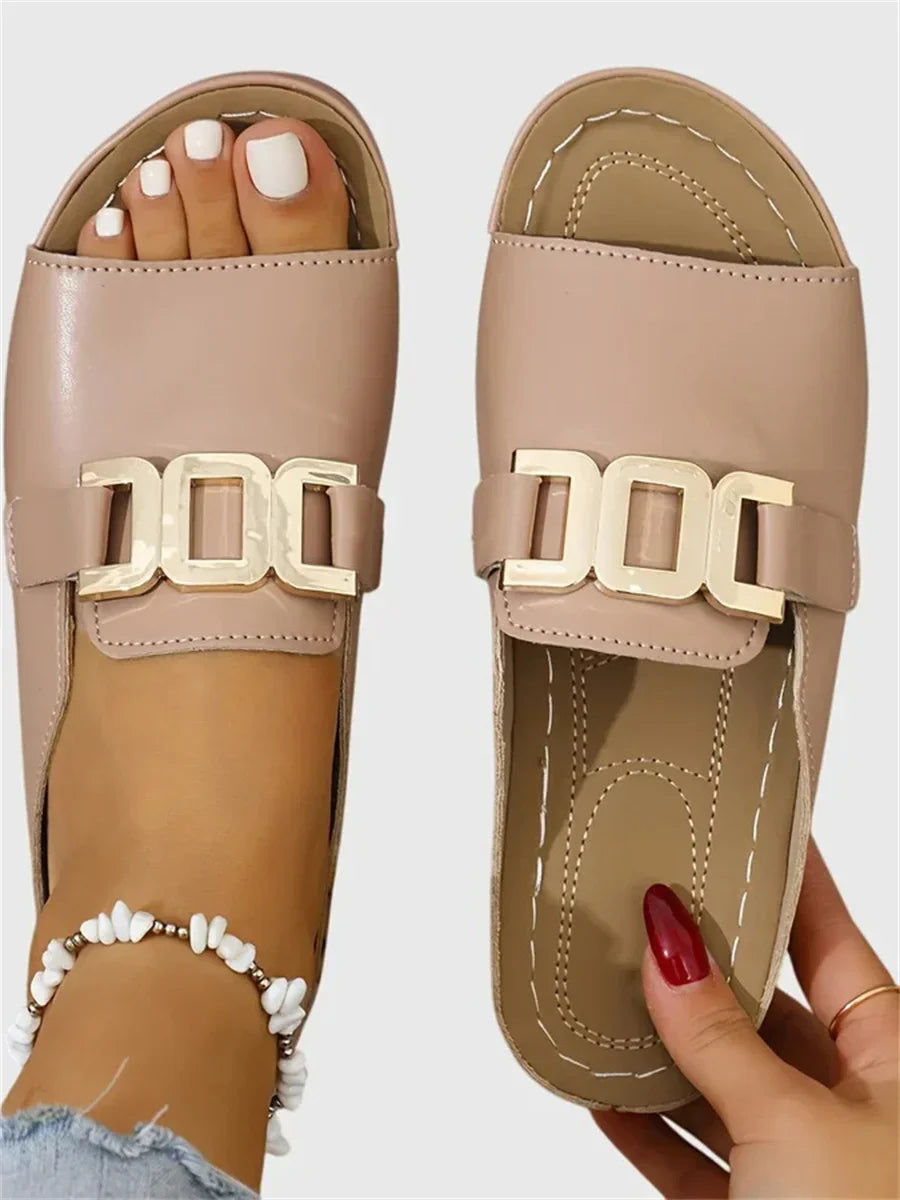 Comfy Buckle Sandals Secondary image