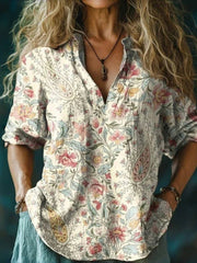 Timeless Floral Print Blouse