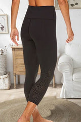 Floral Print Casual High Waist Leggings